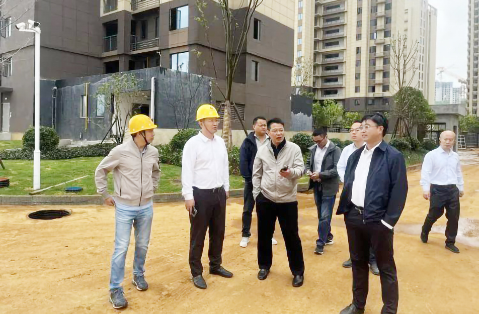 劉順保到杭州路項目、秦坊安置房項目調(diào)研